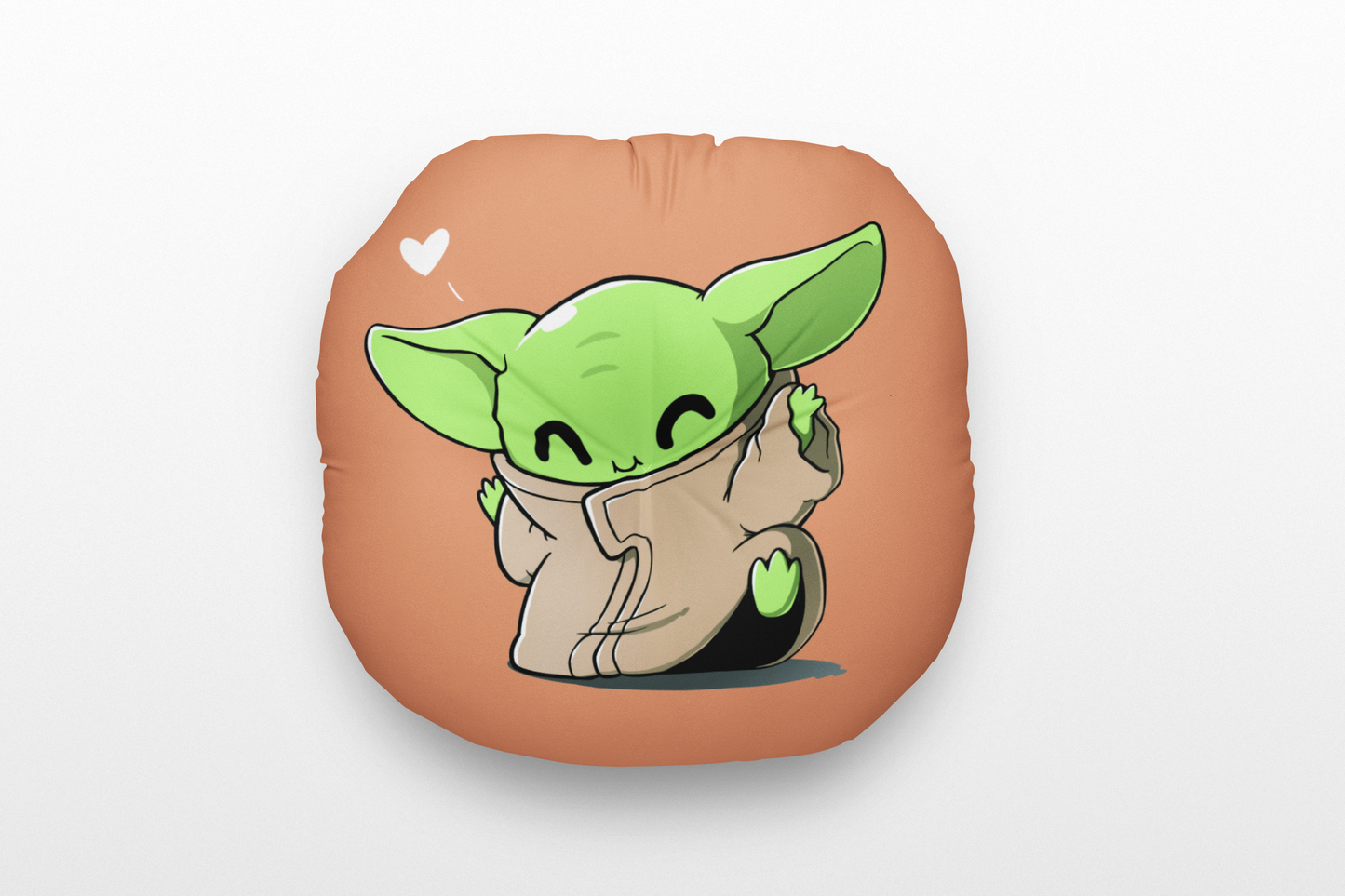 ALMOHADA STAR WARS: BABY YODA CORAZON