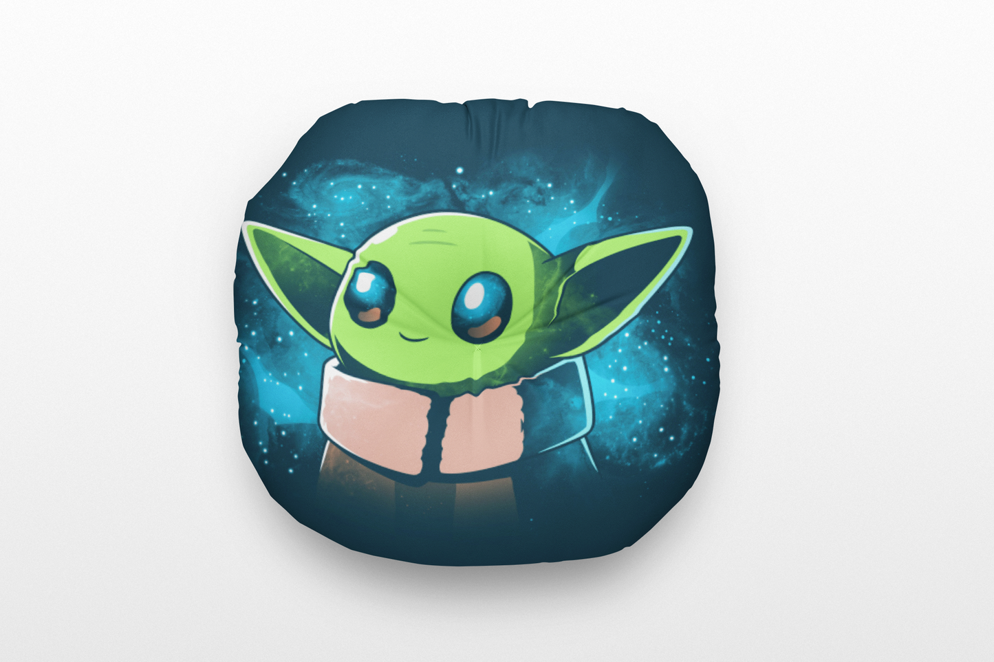 ALMOHADA STAR WARS: BABY YODA ESTRELLAS