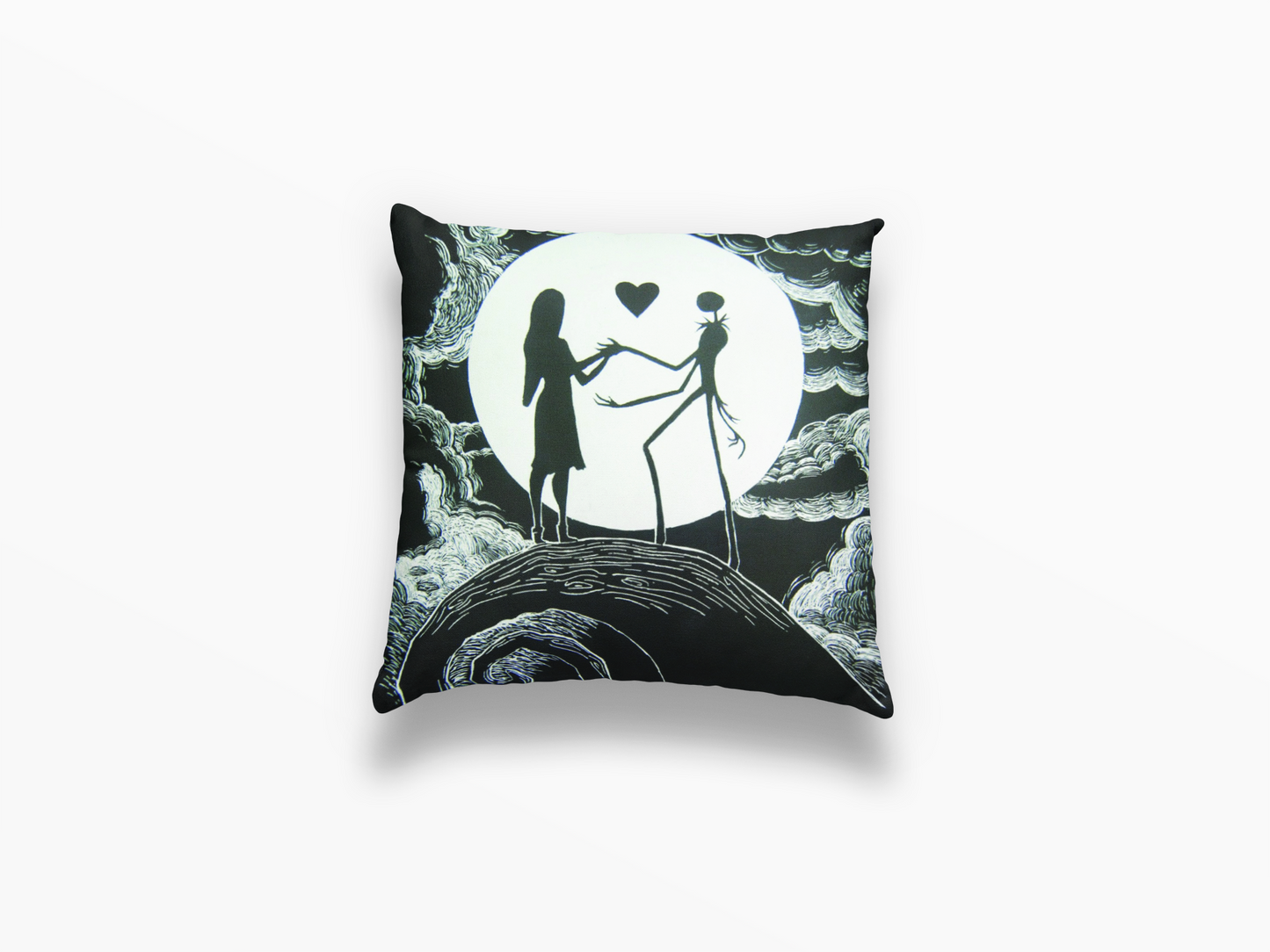 ALMOHADA JACK AND SALLY BLACK