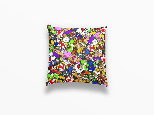 ALMOHADA MARIO BROS COLLAGE