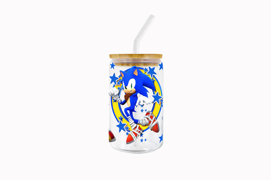 VASO DE VIDRIO CON SORBETE: SONIC